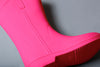 dakota ridge atomic pink kid's all weather rubber cowboy boots detail 2